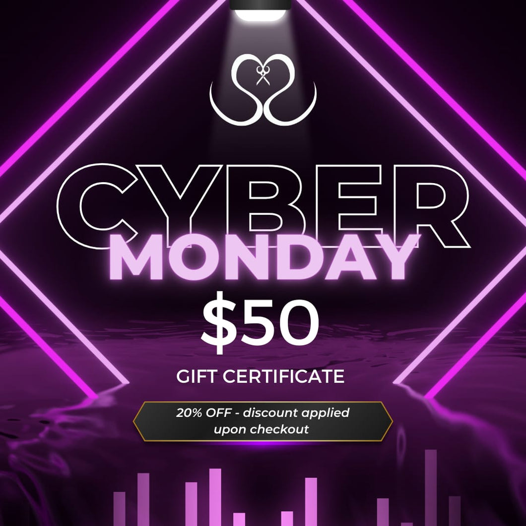 $50 Gift Certificate for $40! (Cyber Monday)